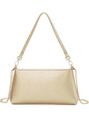 〽️Women's Gold PU Leather Evening Party Wedding Prom Clutch Purse Shoulder Bags